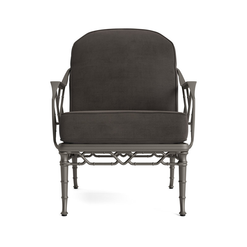 Calcutta Outdoor Lounge Chair, Mica, Fusion Charcoal