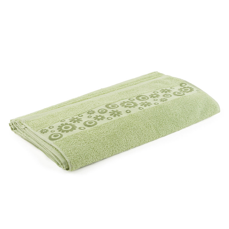 Ethan Cotton Midweight Bath Towel, Light Green