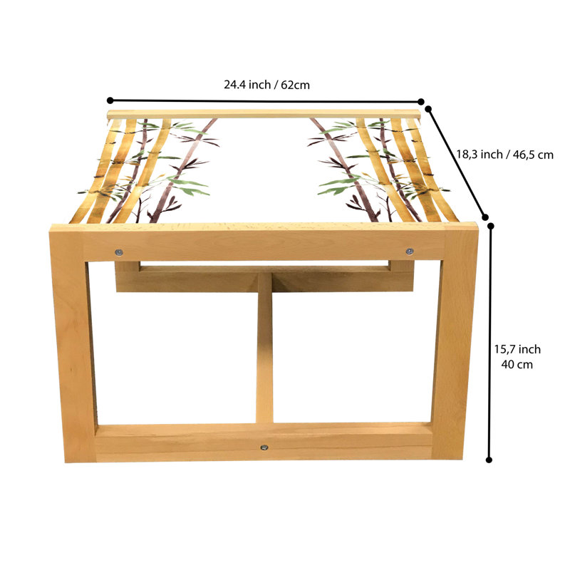 Jaleeah Sled Coffee Table, 62cm H x 46cm W x 40cm D