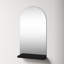 Sicily Flat Wall Mirror with Shelves