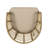 Outdoor Chair With Sleek Design, Water- Cushions, 22.77W X 23.16D 30.23H, Assembly Required, Brown & Beige Modern For Garden, 30.23H 22.77W, +