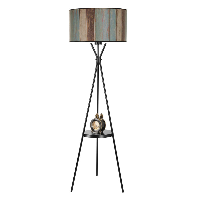 Key Vista 158cm Multicolor Tray Table Floor Lamp