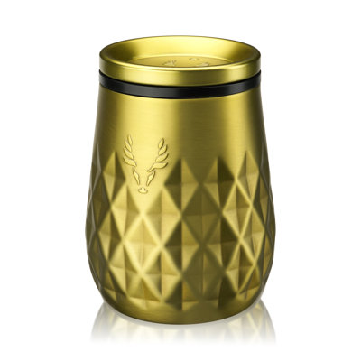 Verre à vin en acier inoxydable Paragon en obsidienne