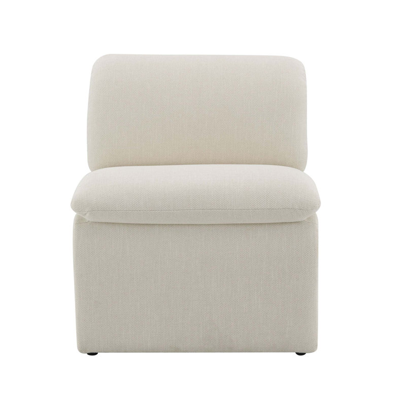 Chaise d'appoint innovante Elegance Jaeda, Beige