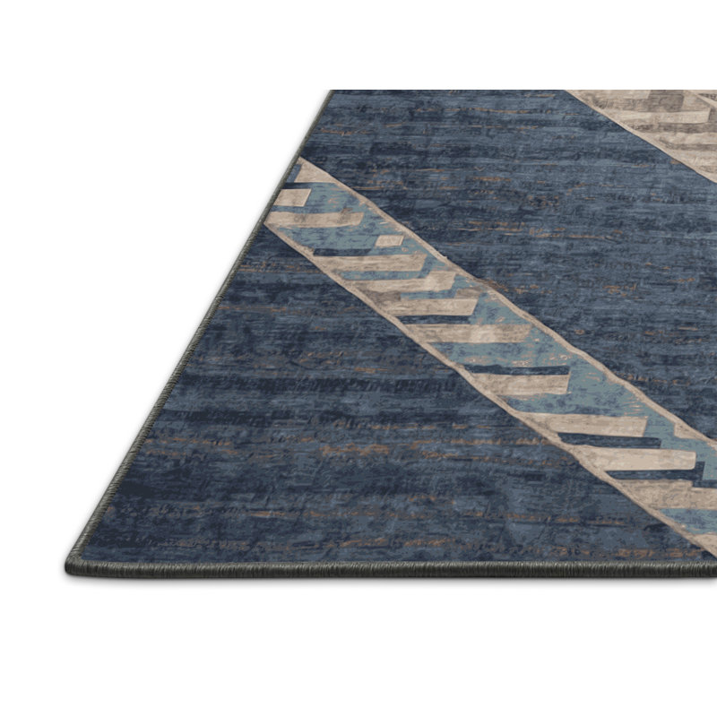 Tapis gris soyeux et moelleux, Rectangle 2 pi x 3 pi
