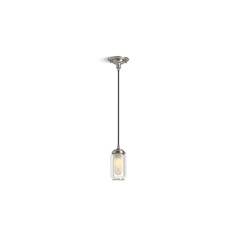Artifacts One-Light Pendant, Brushed Nickel