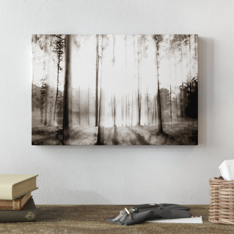 Sunrise in the Pines by James McLoughlin - Photograph Print, 30cm H x 46cm W, Wrapped Canvas