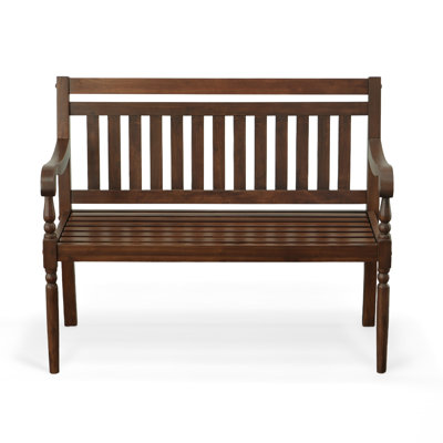 Andrie Outdoor Wooden Bench by Lark Manor