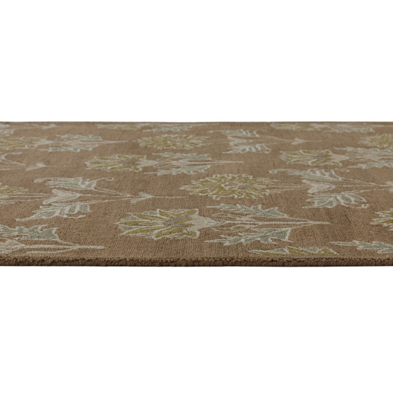 Delilah Hand Tufted Wool Indoor Rug, 2'x3', Adobe