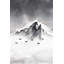 Sommet de la montagne - Toile encadrée oiseau noir pour la décoration intérieure