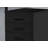 Modern Rolling File Cabinet with Storage Drawers and Printer Stand, Perfect for Contemporary Office Spaces.