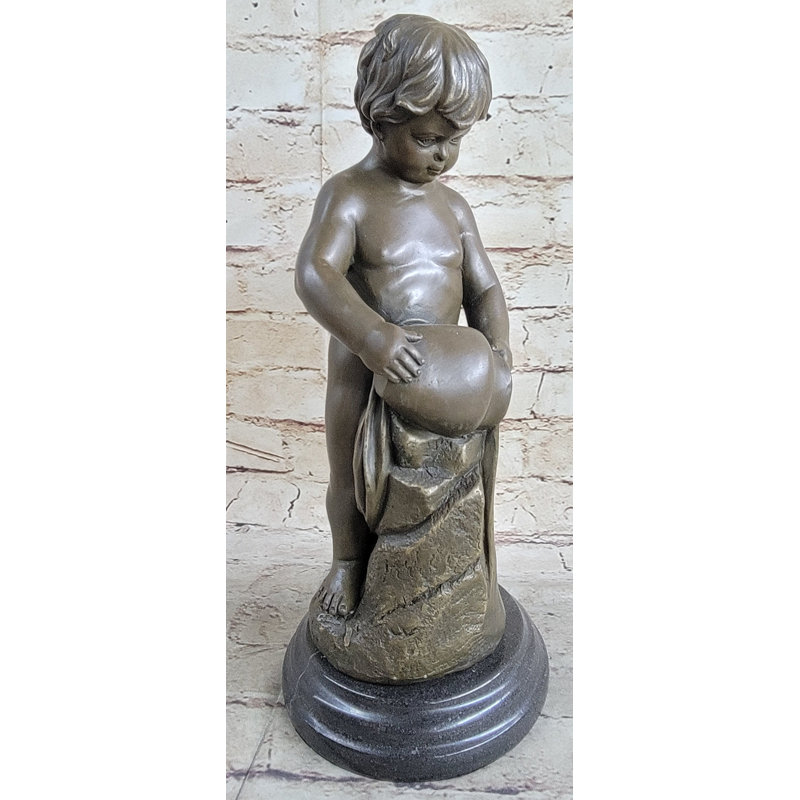 Statue de sculpture en bronze Halya