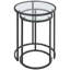 Metal Frame Nesting Tables, Round Side Tables-1969851988