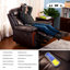 Fauteuil inclinable massant et chauffant