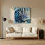 Art mural bleu en métal Coastal-1300135820