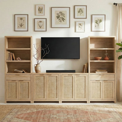 4-Piece TV Stand Set