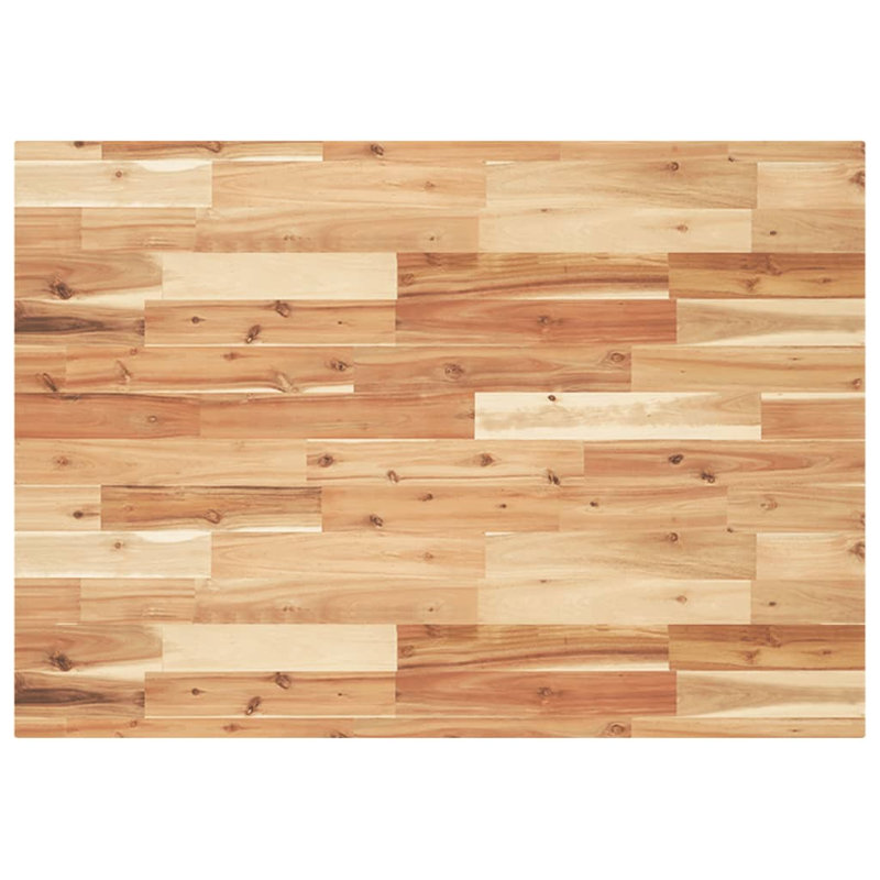 Dawna Solid Wood Table Top, 4cm H x 80cm W x 70cm D, Natural