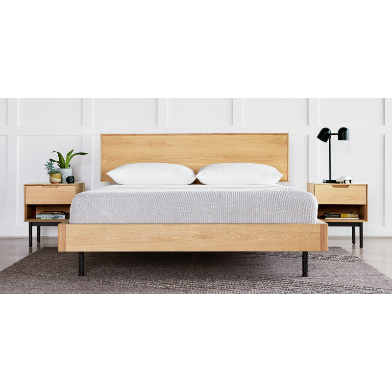 Munro End Table, White Oak