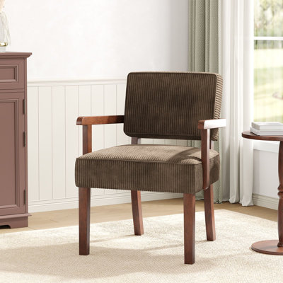 Naethan Upholstered Arm Accent Chair for Living Room, Accent Armchair