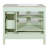 36" Green Bathroom Vanity With Ceramic Sink