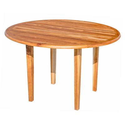 Oasis Round Teak Dining Table Indoor & Outdoor 48"" Diameter -  EcoDecors, RD-TB-2a