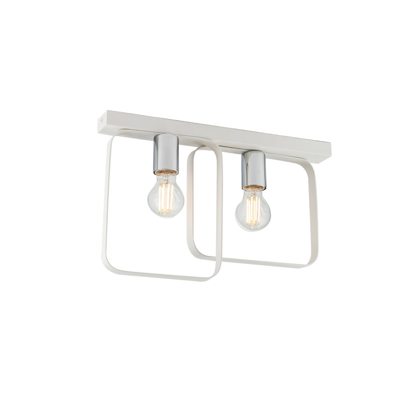 Solen Flush Mount, White
