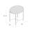 Allyance Glass Top End Table