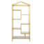 84" H x 36" W Metal Etagere Bookcase
