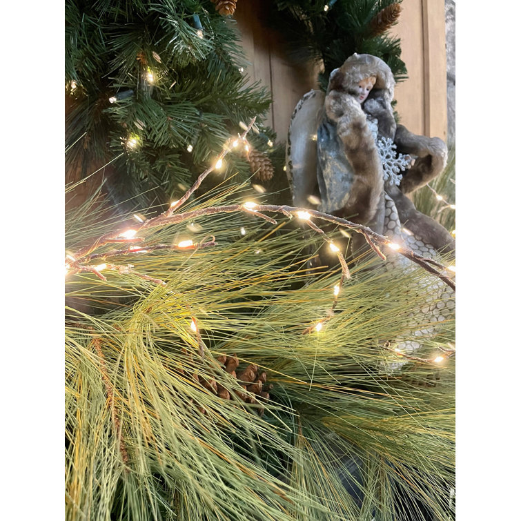 Throwback 70.75'' in. Lighted Faux Twig Garland