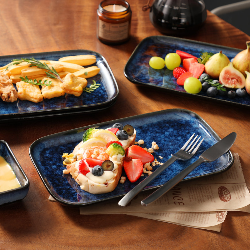 Vancasso Stblp Platter, Blue