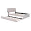 Lit plateforme tapissier Teddy