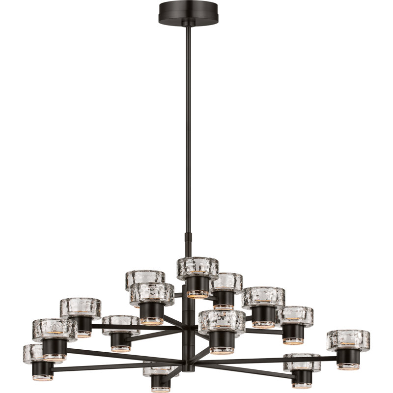 Chapman and Myers Rustic Holsted Chandelier, Aged Iron