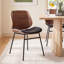 Irina Leather Side Chair Dining Chair-1685395396