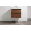 Base de meuble-lavabo simple 23,6 po mural seulement
