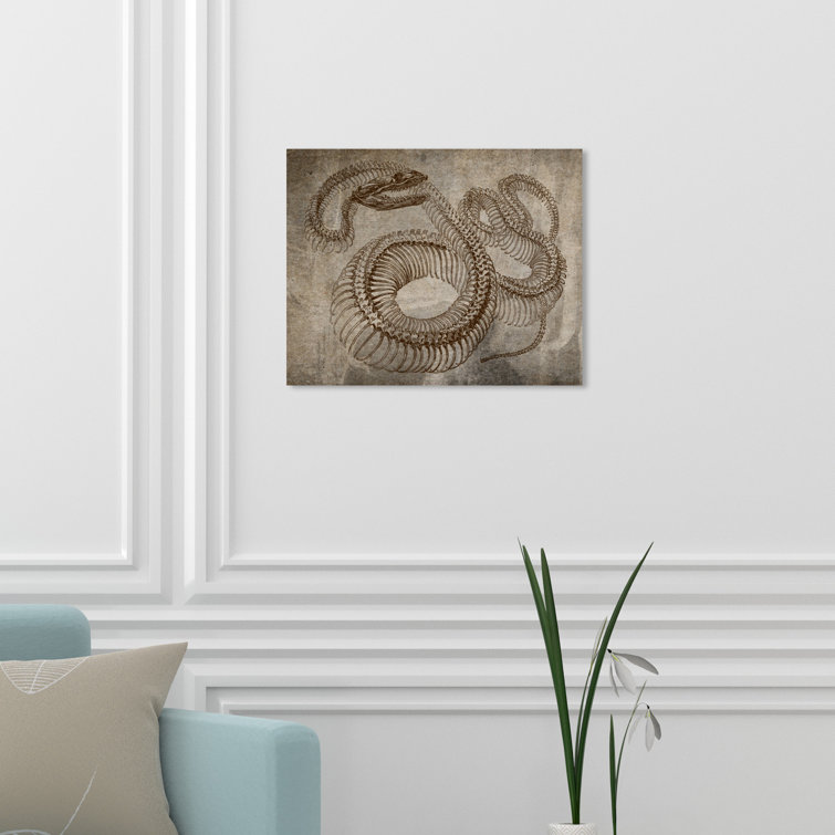 Art Remedy Fantasy and Sci-Fi Basilisk Creature - Painting Print on Canvas