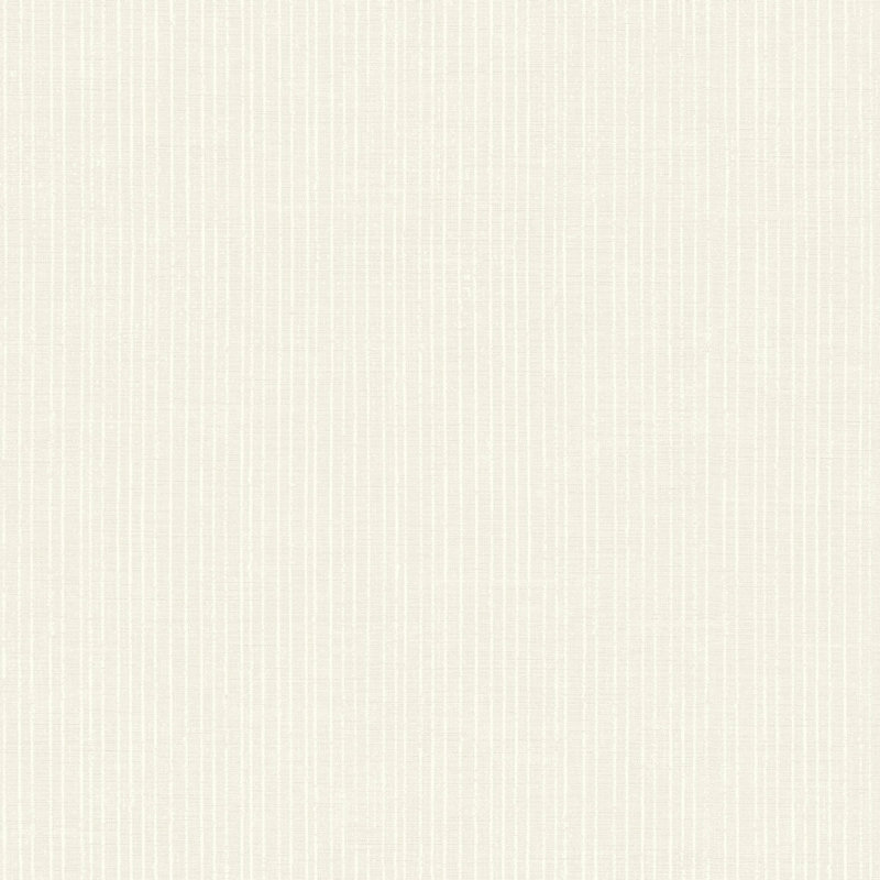 Italian Style Distressed Pinstripe Design Wallpaper Roll, Cream