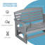 Banc oscillant d'extérieur, chaise de patio