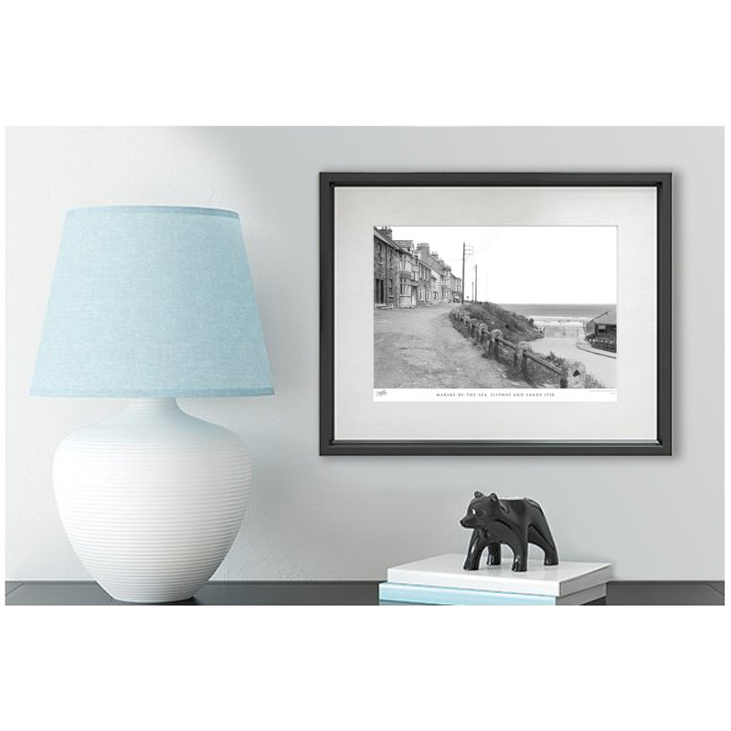 Marske By The Sea, Slipway And Sands 1938 - Single Picture Frame Print, 40cm H x 50cm W x 2.3cm D