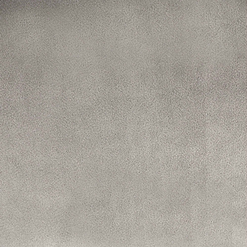 Chaise d'appoint rembourrée et capitonnée Alleen, Velours gris