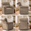 Fauteuil d'appoint pivotant à 360 ° avec dossier haut, coussin épais et poche latérale-814822073-1064093974