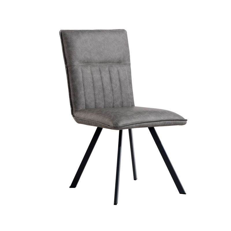 Manton Dining Chair Grey PU
