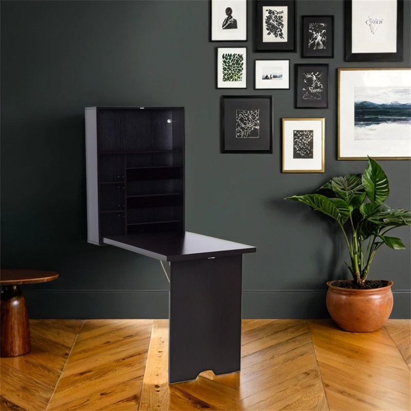 Desk Bureau convertible mural escamotable】 - Multifonction flottante peu encombrante pour le bureau à domicile et les petits espaces