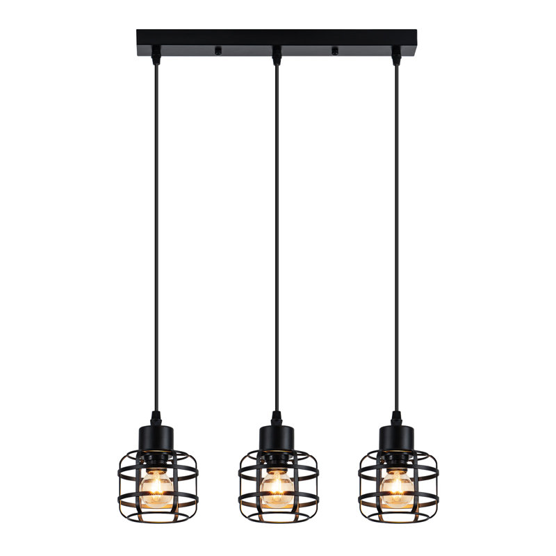 3 - Light Stainless Steel Bell Pendant
