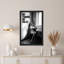 Mon trône, mes règles - Portrait en noir et blanc sur toile tendue (lot de 1)-1820365075