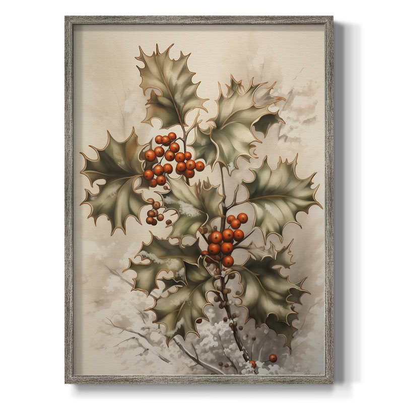 «Christmas Holiday Art DCCXIV», reproduction d'art encadrée - bois massif, H 11 po x l 9 po