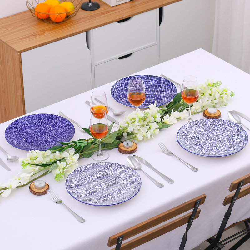 26cm Ceramic Dinner Plate, Set of 4