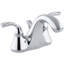 Forté Two-Handle 4 Inch Centerset Bathroom Faucet with Drain Assembly, 1.2 GPM-1812125440