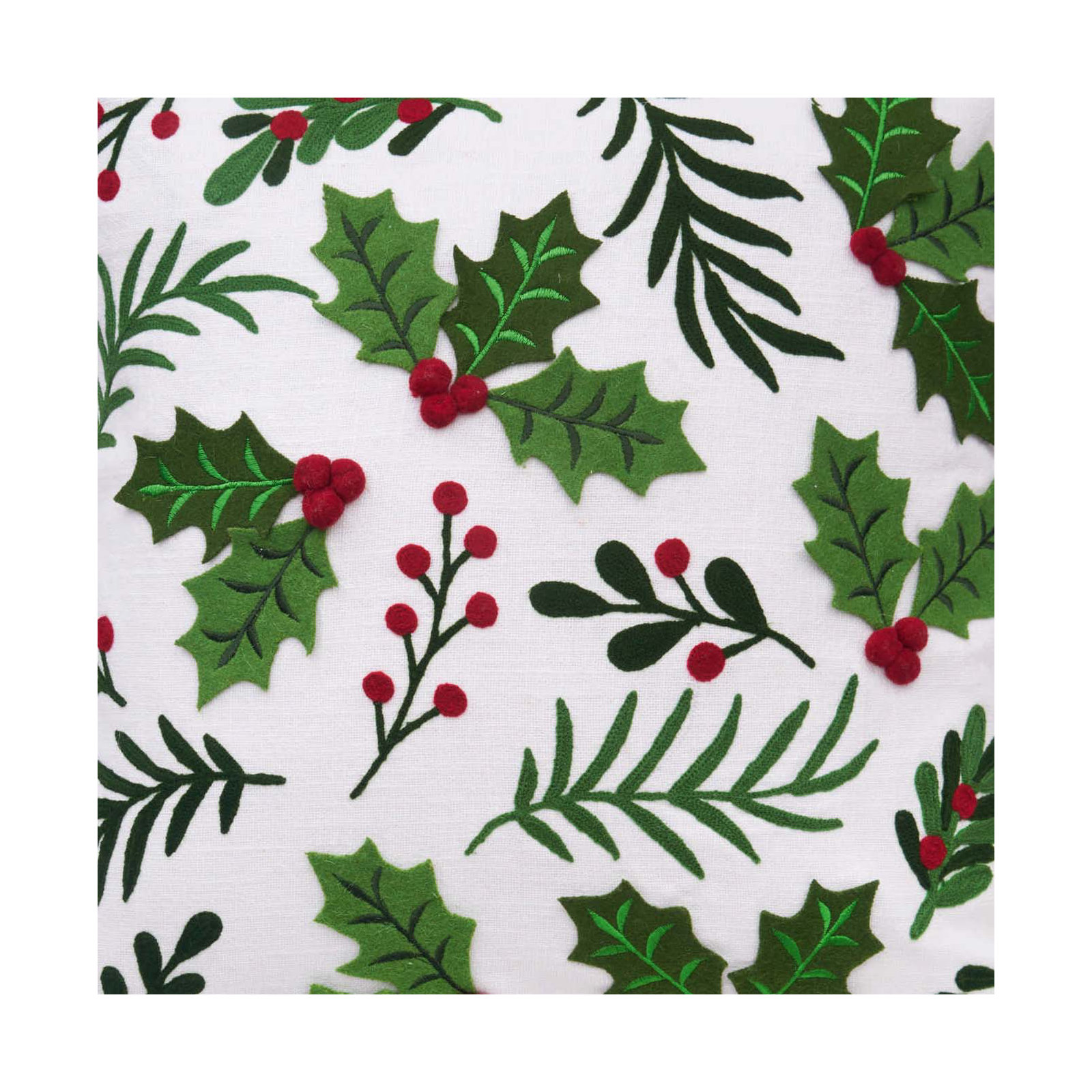 Holly Spring Berry Pillow