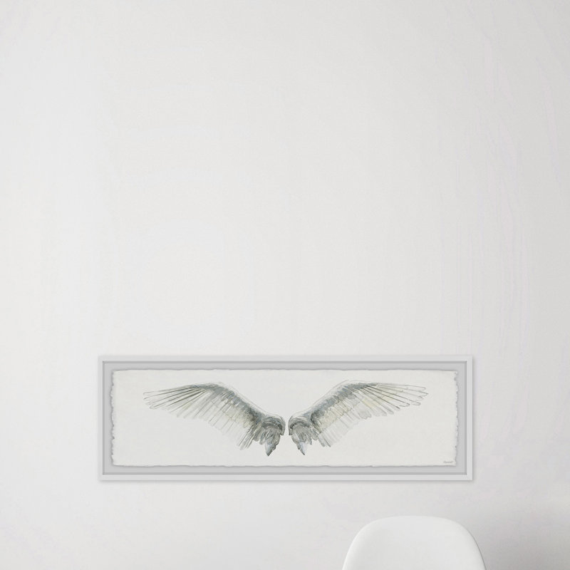Impression encadrée « wing span », H 15 po x l 45 po x P 1,5 po
