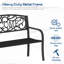Banc d'extérieur en métal Dillyn-1603466828